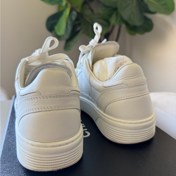 Chanel Women's White Leather Low-Top Sneakers - Picture 8 of 11